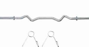 5ft Z Bar Curl Rod – Olympic Zig-Zag Bar